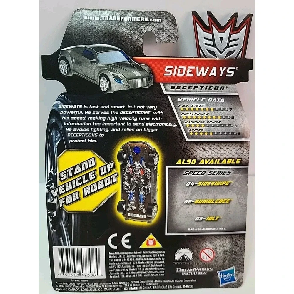 Transformers RPMs SIDEWAYS Decepticon Speed Series‎ #1 2009